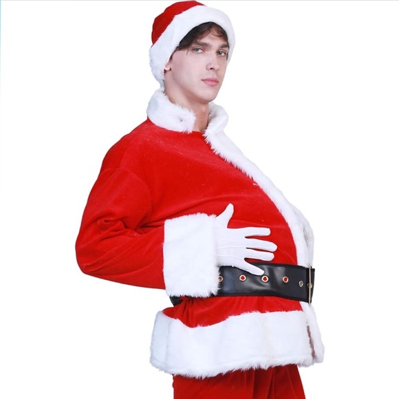 EraSpooky Santa Claus Belly Accessory Fake Padded Belly Halloween Christmas Fun - Picture 3 of 11